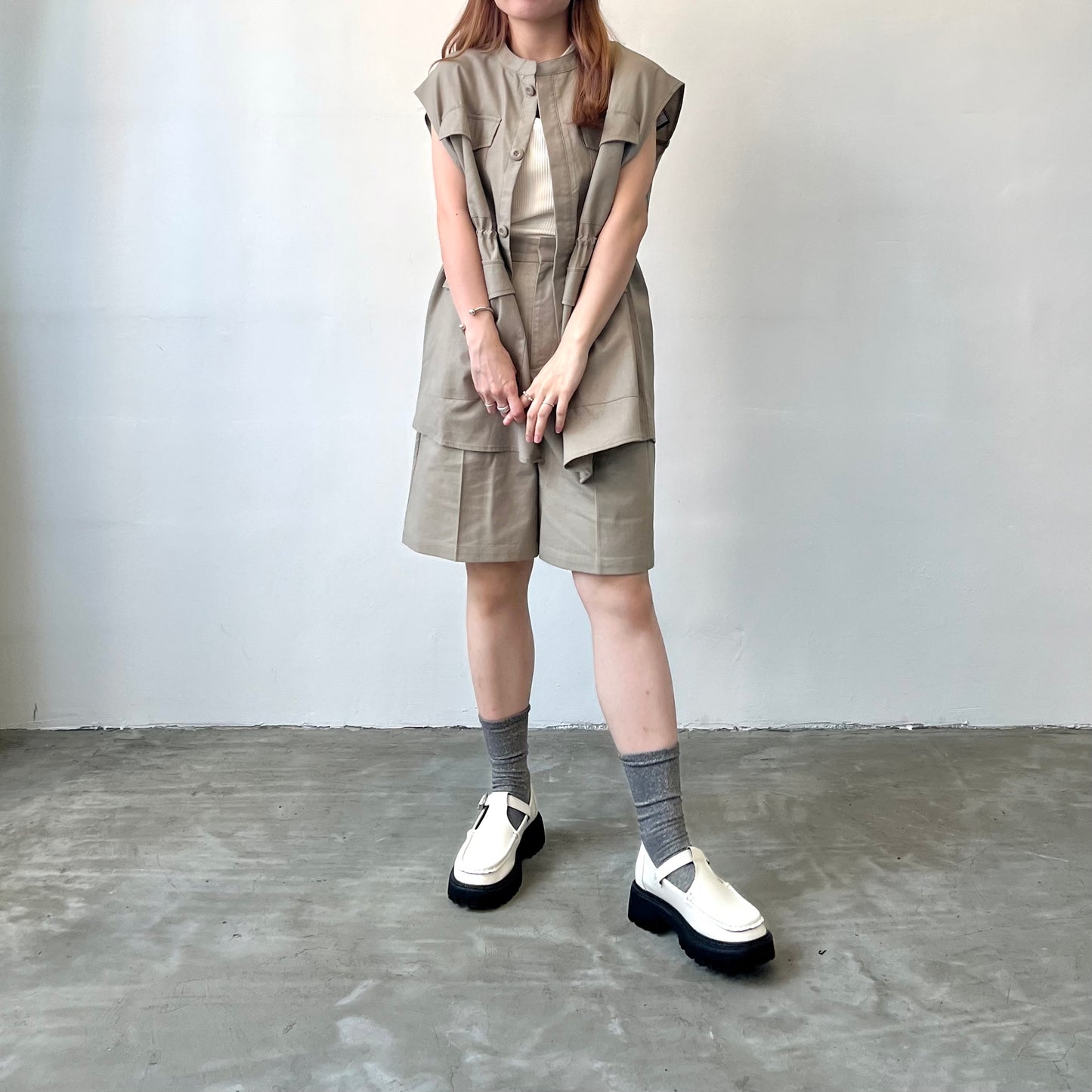 PT29- Short Linen Pants | Ivory | Beige | Black