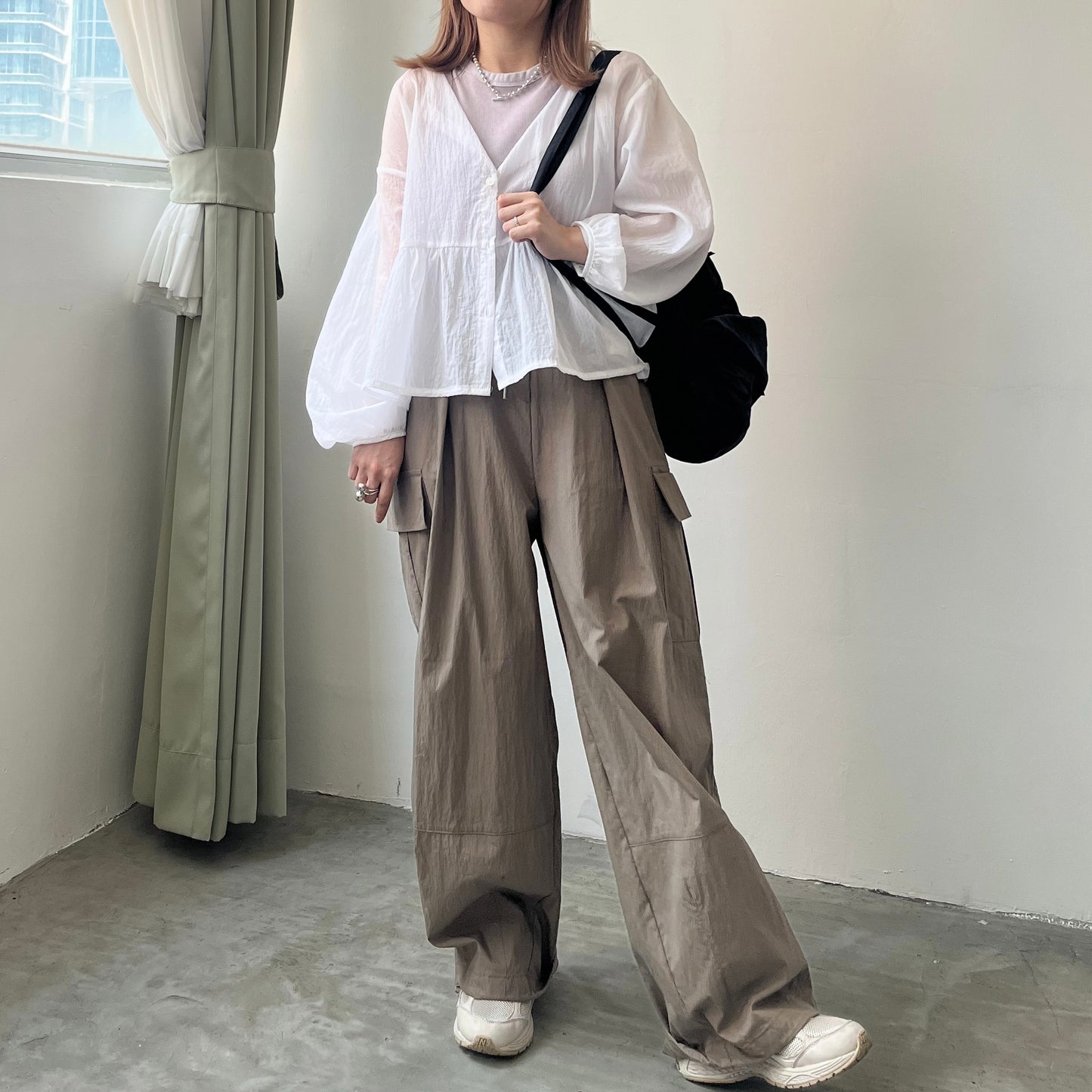 早鳥優惠 TP186- Jellyfish See-through Cardigan | White | Yellow | Grey