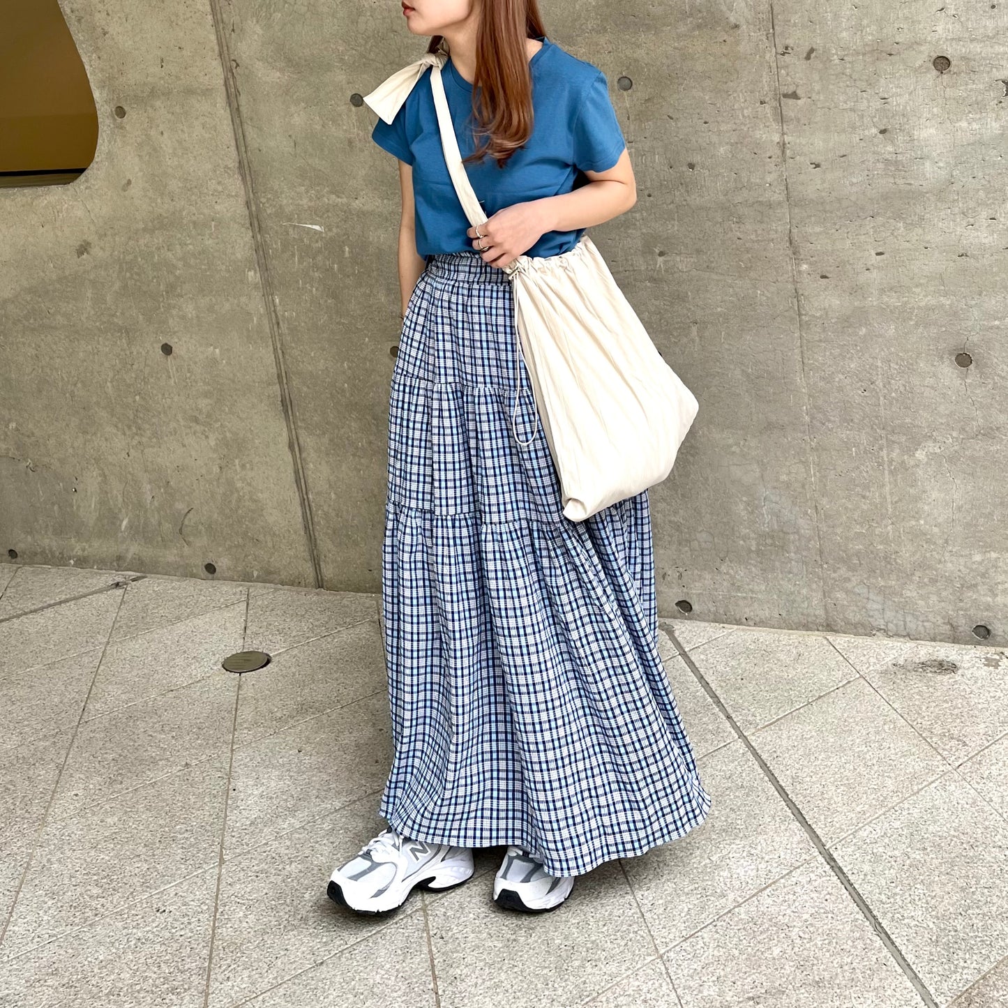 SK29 - Candy Color Checked Skirt | Pink | Blue | Green