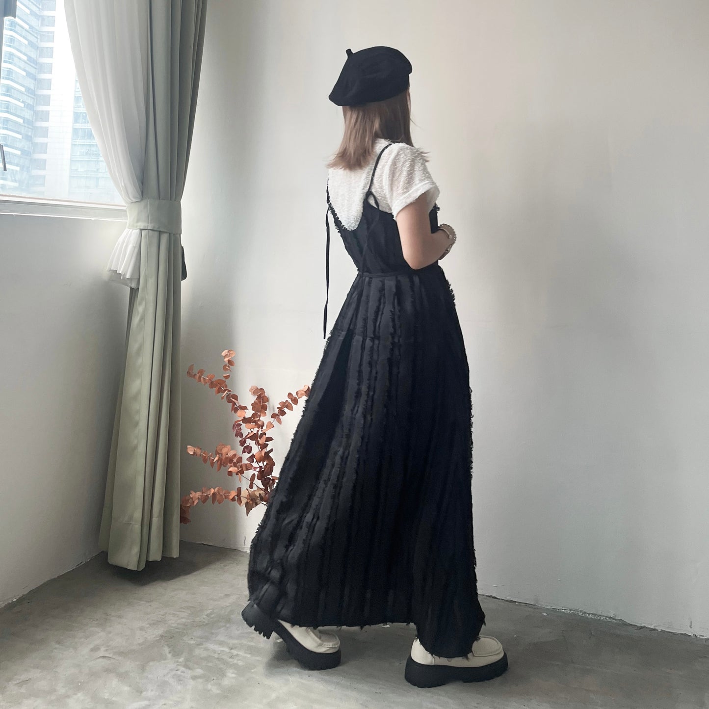 OP41- Soso One Piece Dress | Black