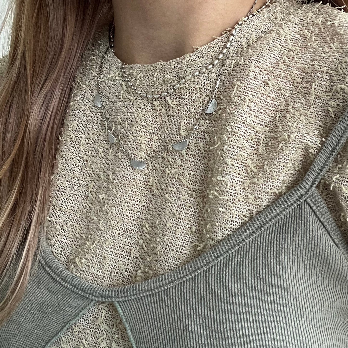 AC64- Half Circle Necklace
