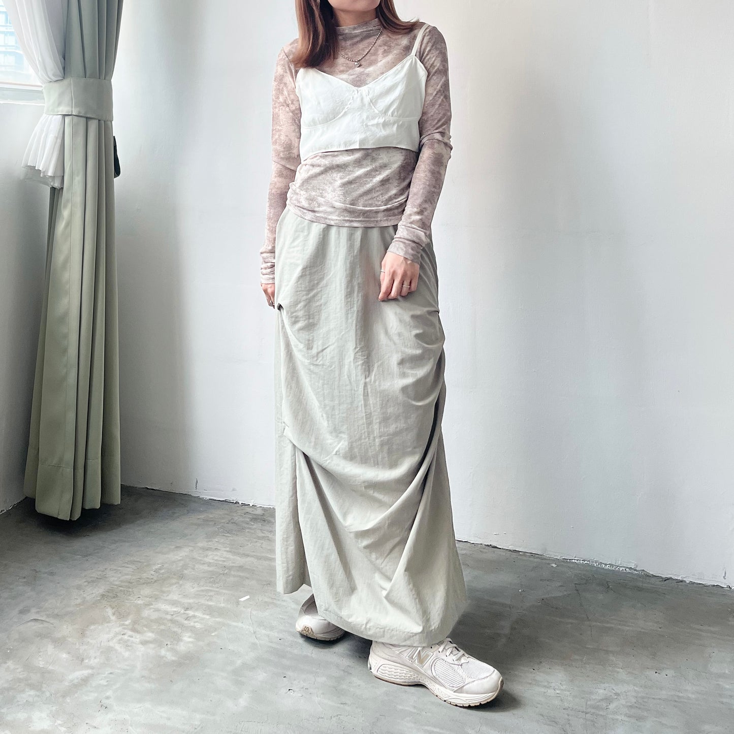 TP188- Tie-dye Top | Beige | Black | Navy