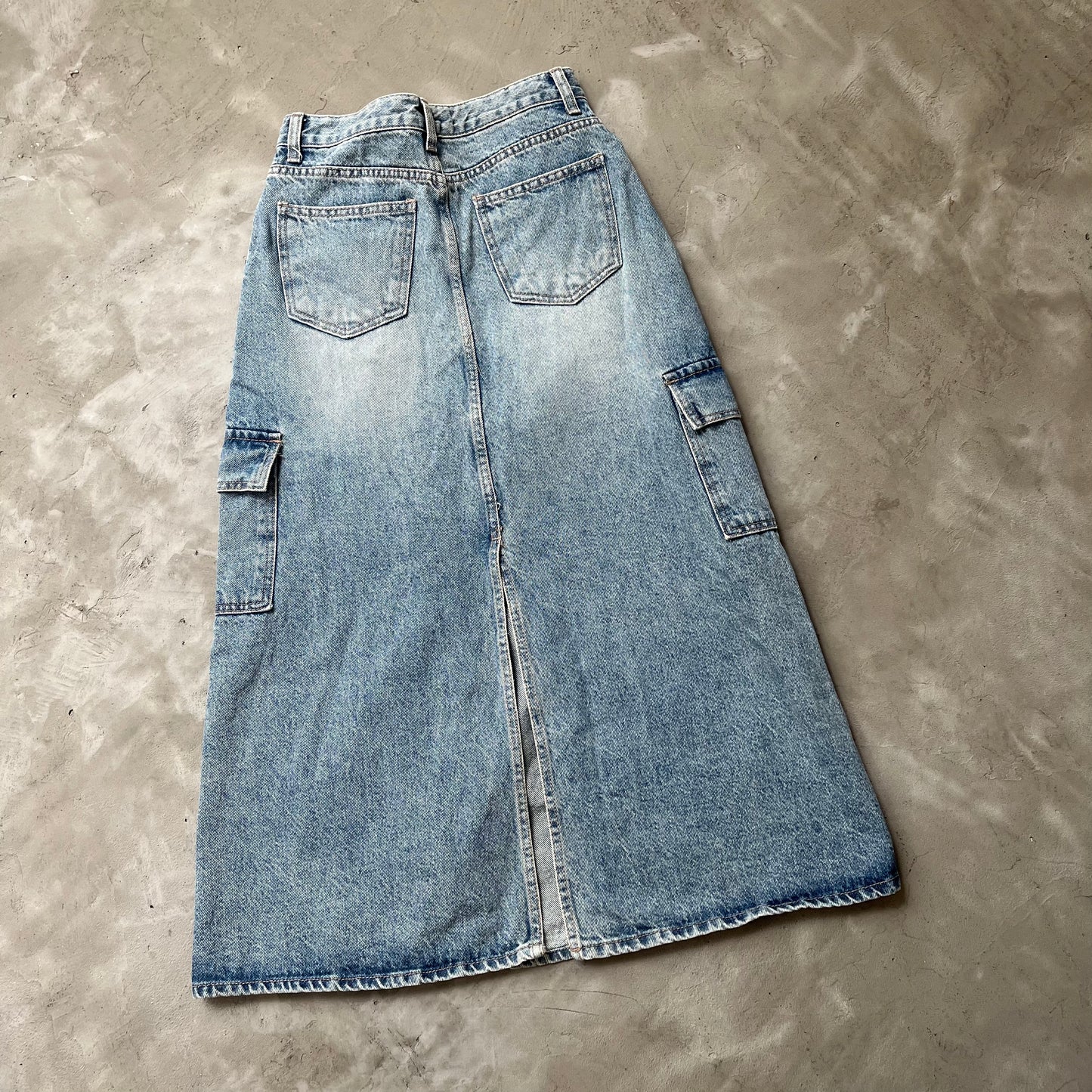 SK28- Worker Denim Skirt