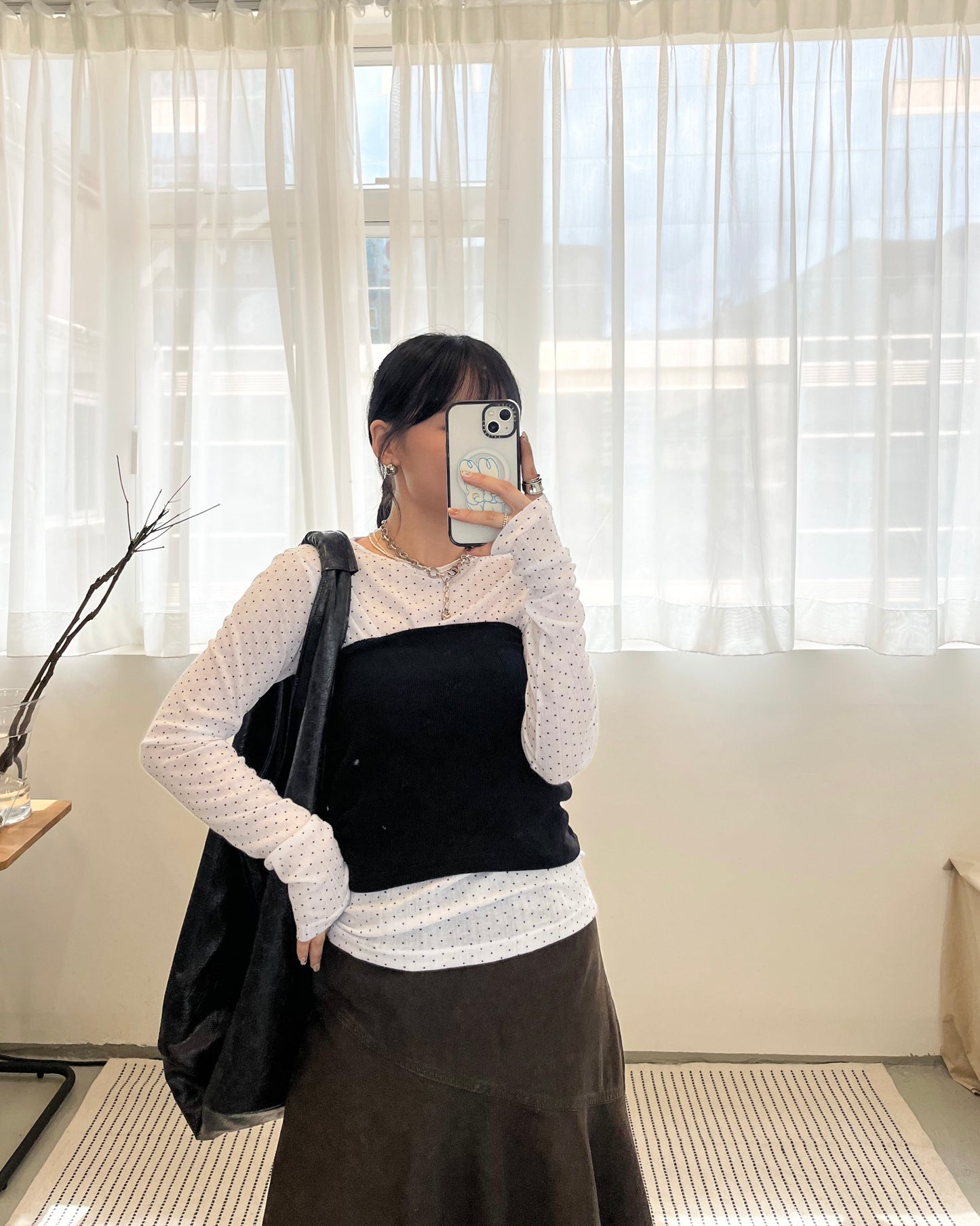 TP671- Tube Top Vest | Ivory | Grey | Brown | Black