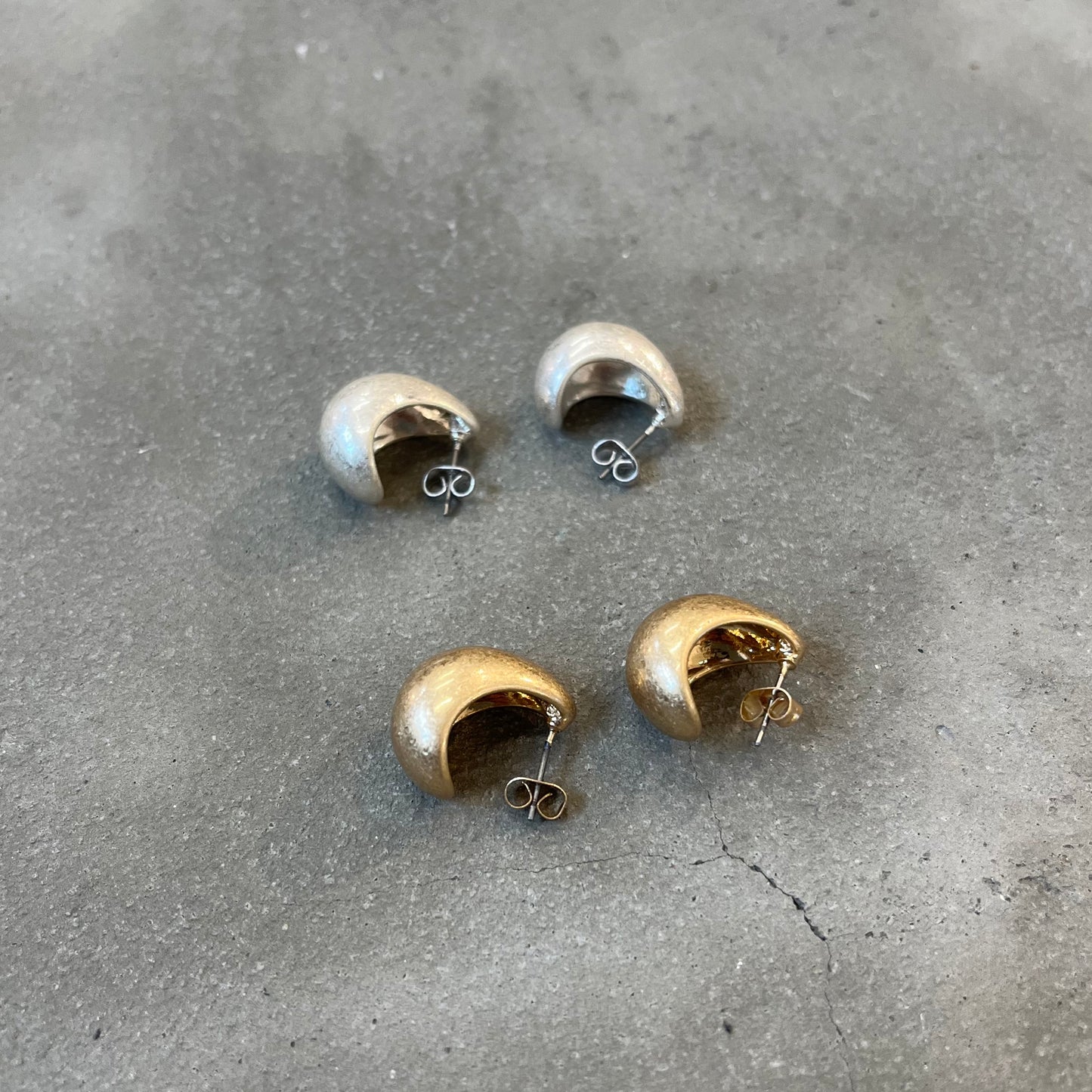 AC53- Water Drop Earring | Gold | Silver