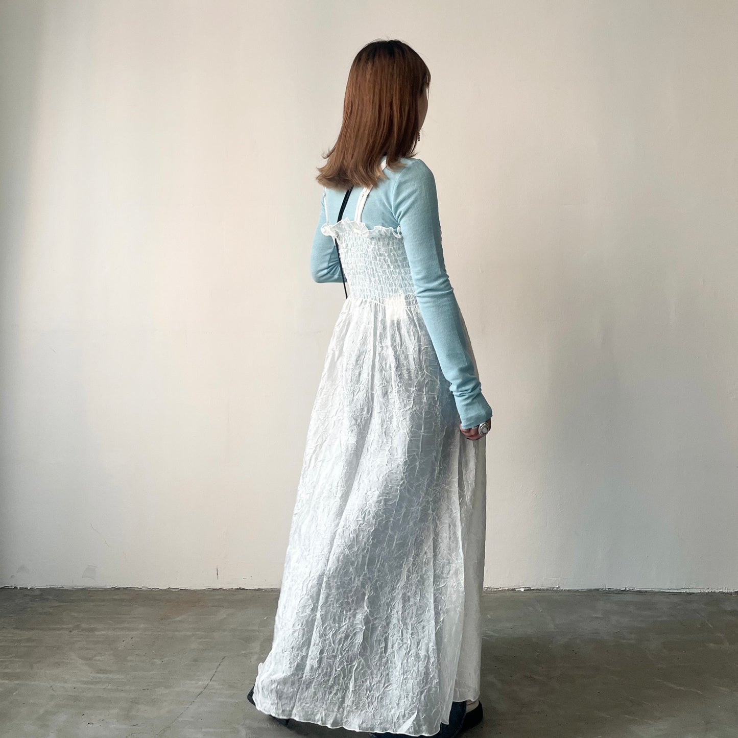OP53- Washer sheer layer One Piece | White | Blue | Green | Black