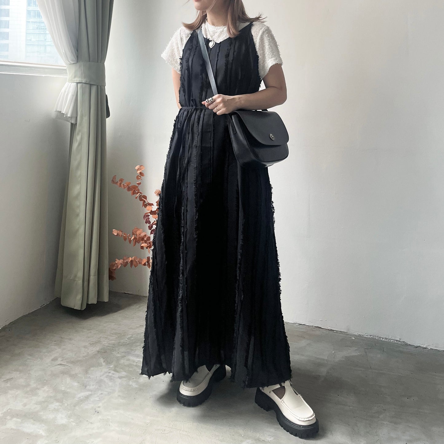 OP41- Soso One Piece Dress | Black