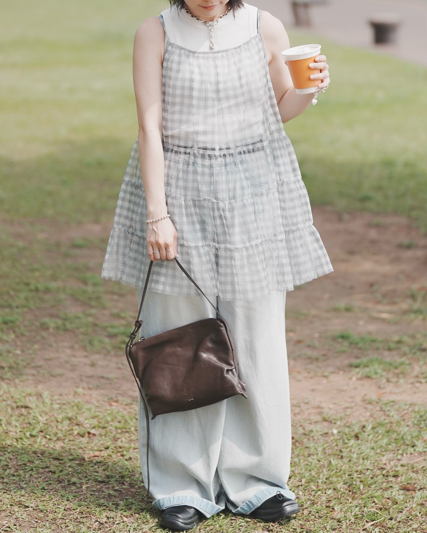 BG42- 2 way hand bag (羊皮)