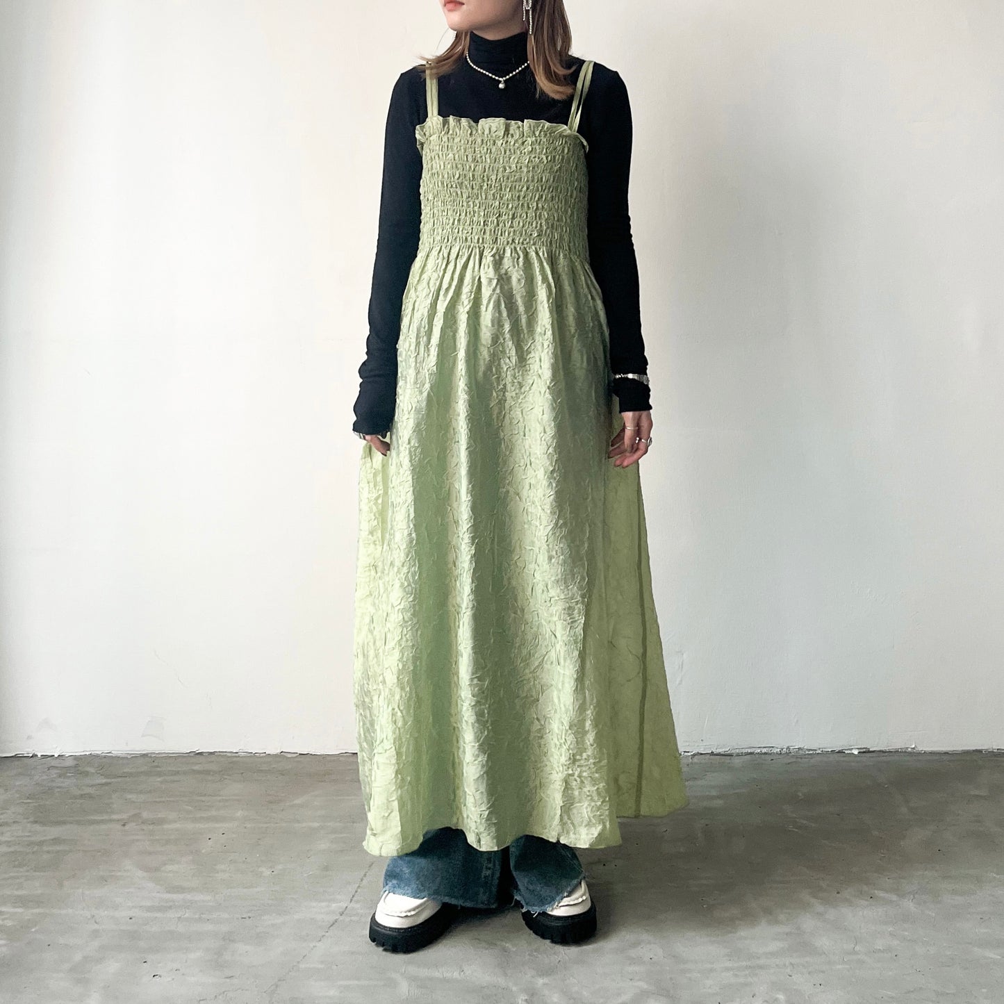 OP53- Washer sheer layer One Piece | White | Blue | Green | Black