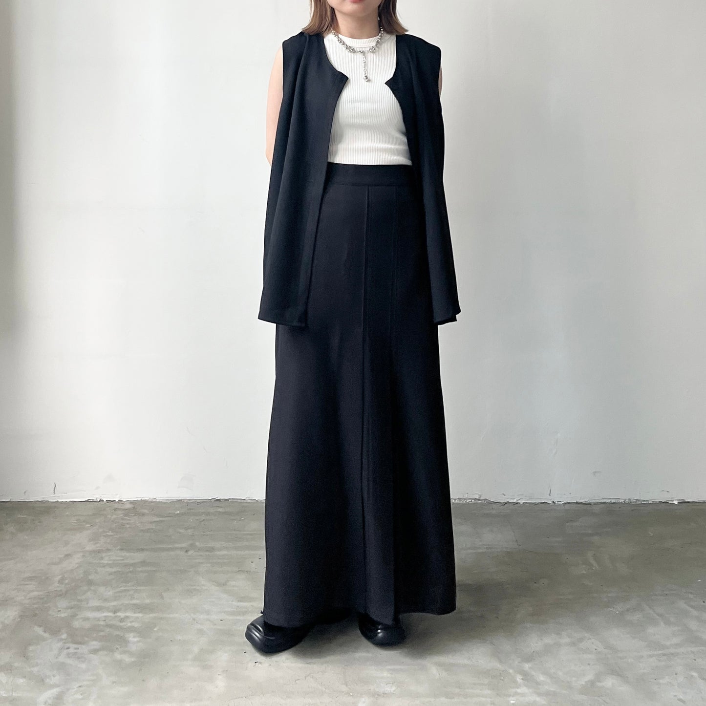 TP314- Lily Set Vest | Grey | Black ( 自留set )