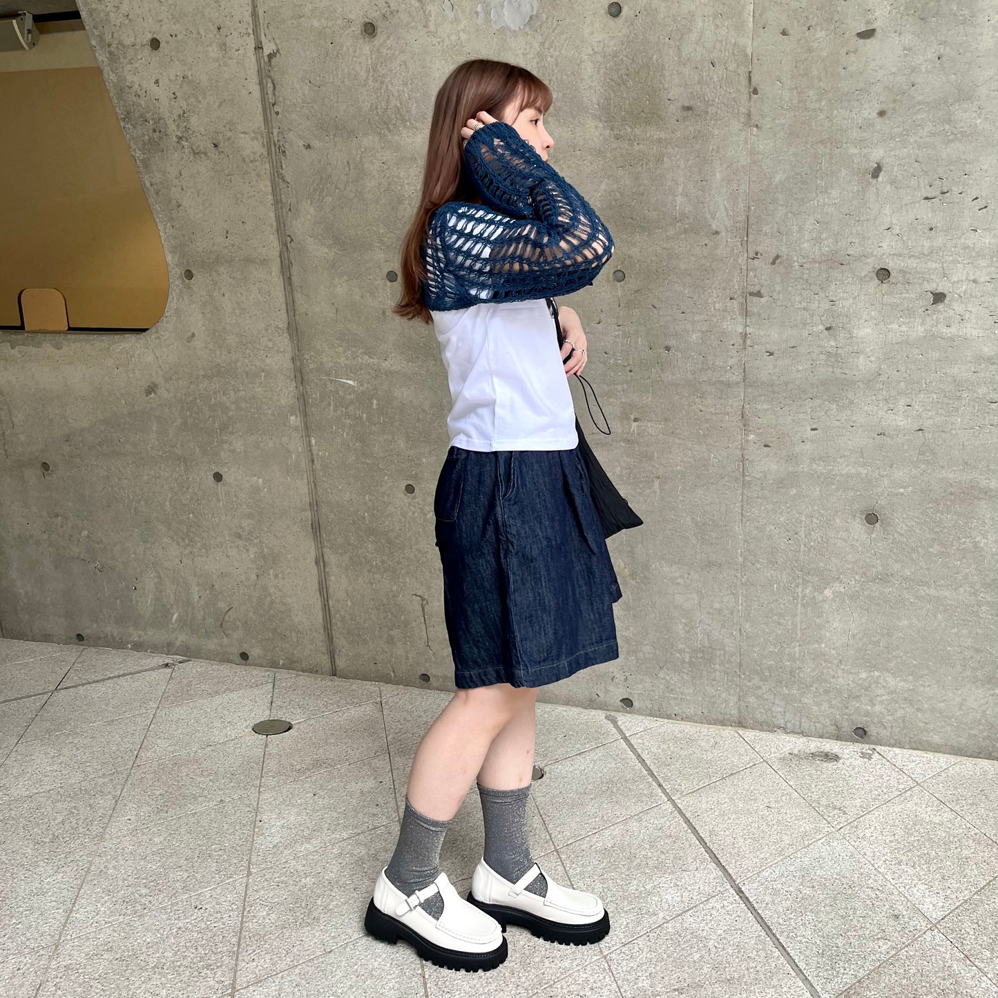 PT26- Indigo Short Denim Pants