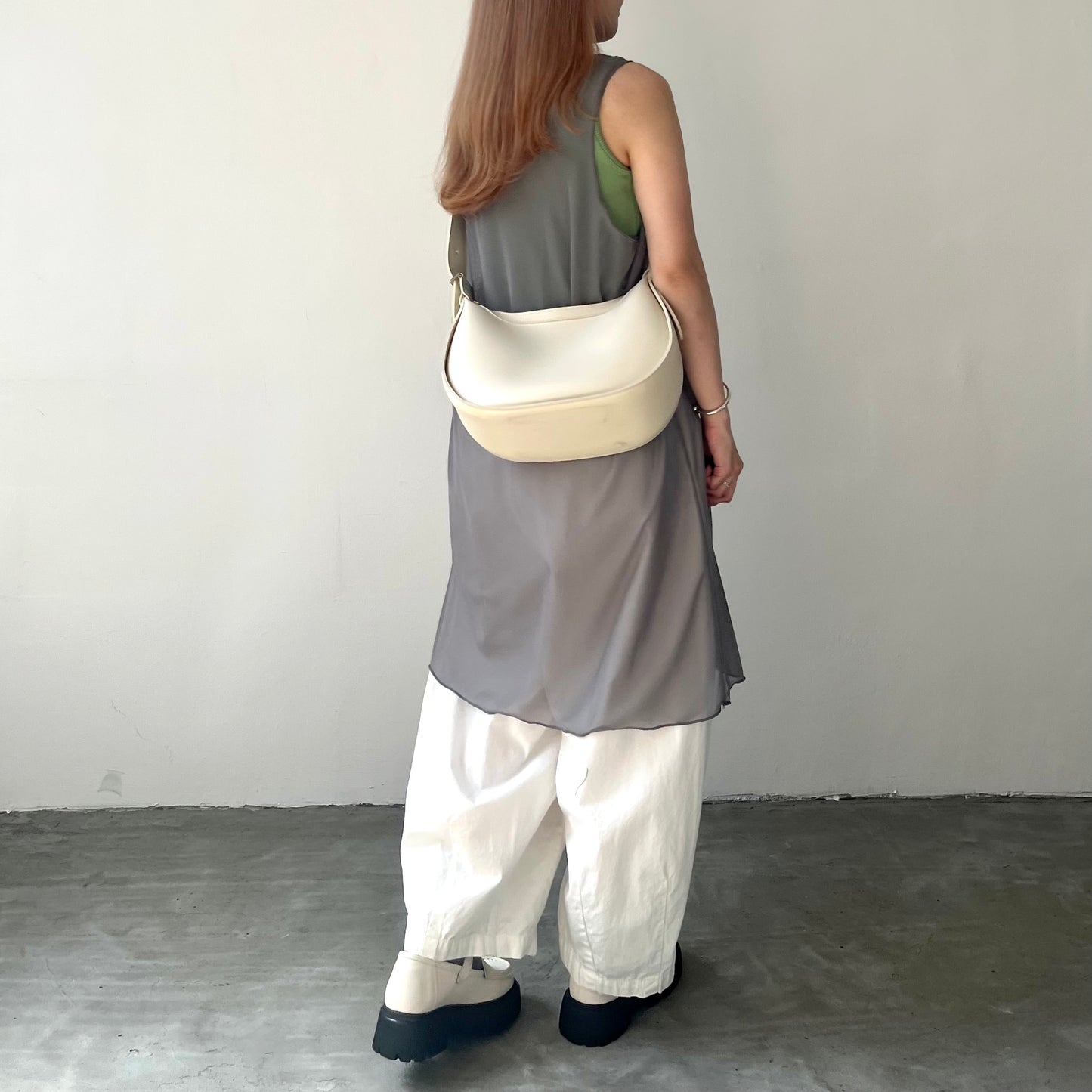 OP31- See-through Vest One Piece | Khaki | Brown | Black
