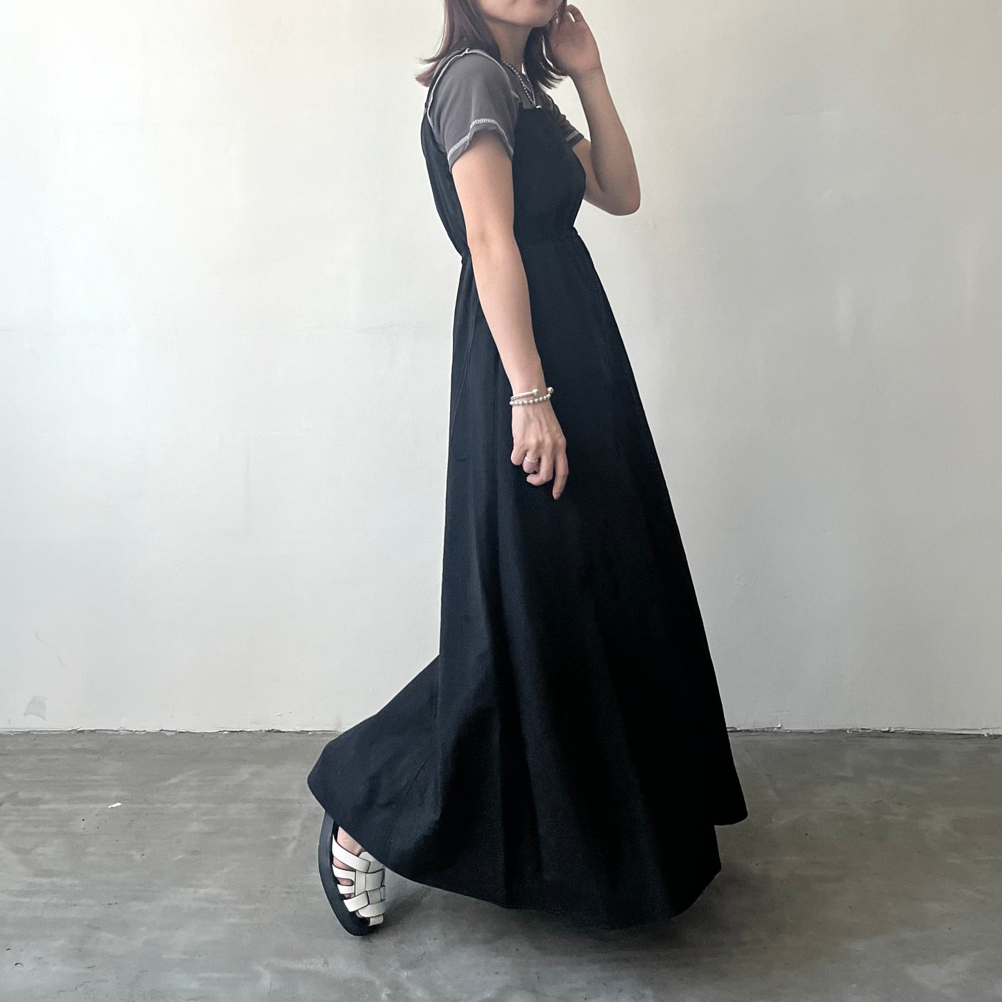 OP37- 2 Way Casual One Piece Dress | White | Khaki | Black