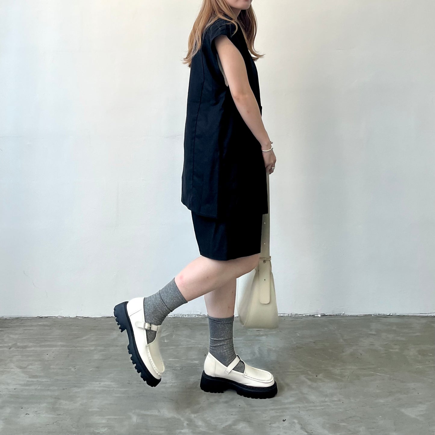 PT29- Short Linen Pants | Ivory | Beige | Black