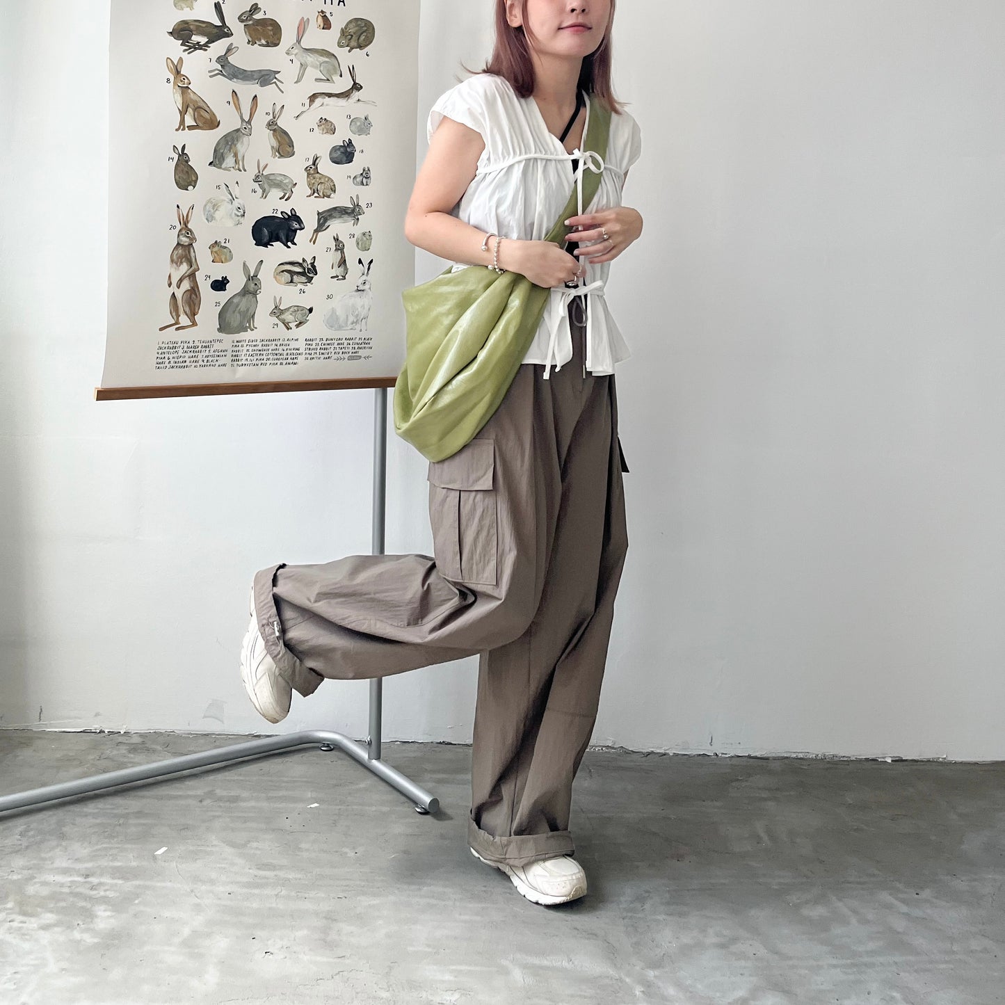 PT34- Cargo pants | Khaki | Grey