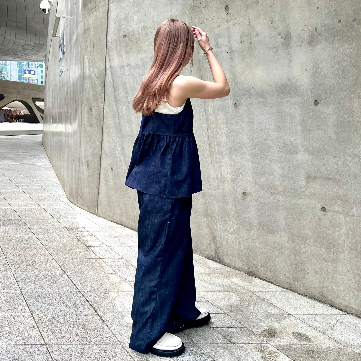 TP139- Denim Camisole Top