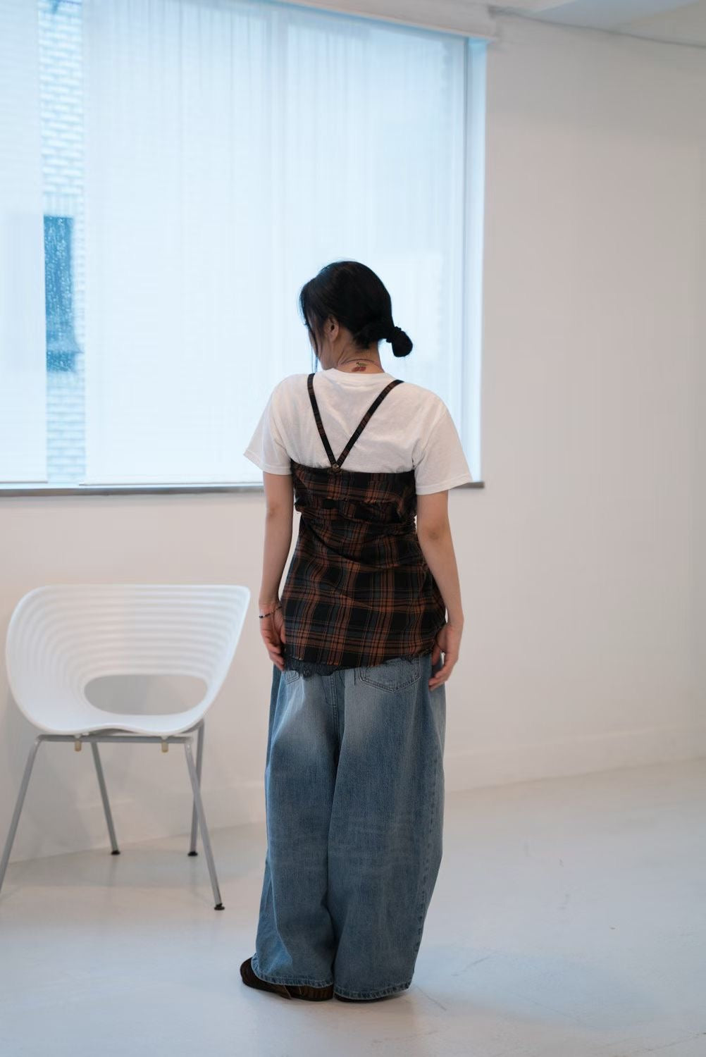 "早鳥優惠" TP650- 超美多變格仔 | Navy | Brown
