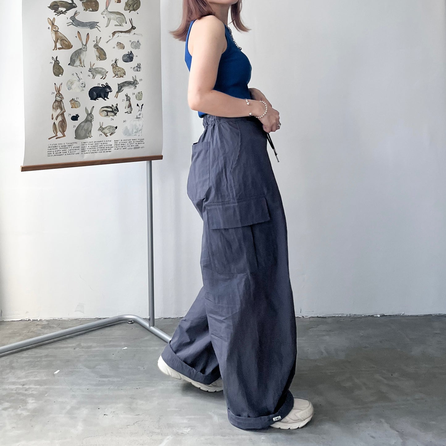 PT34- Cargo pants | Khaki | Grey