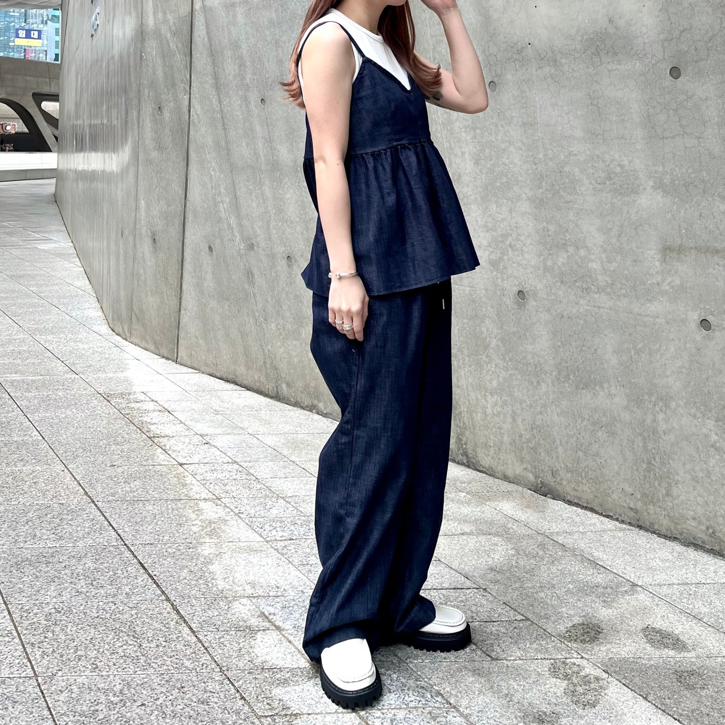 TP139- Denim Camisole Top