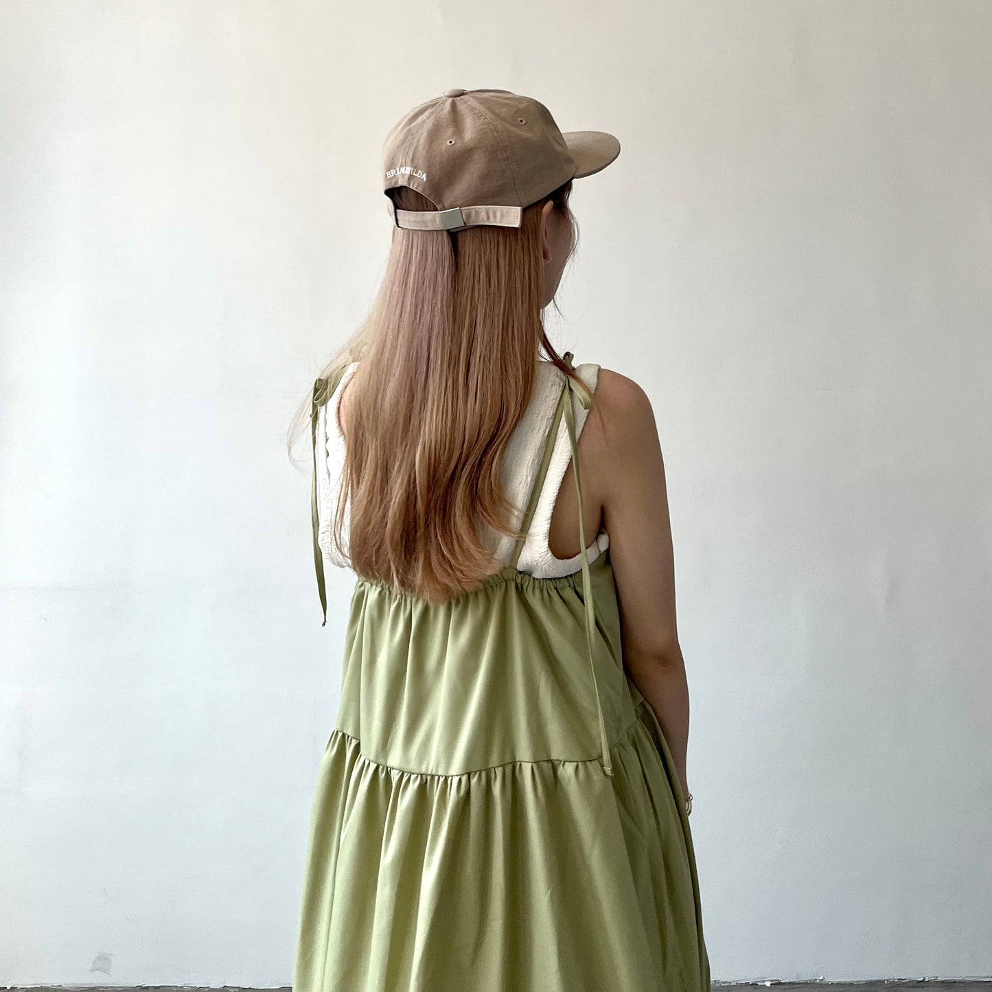 OP33- Ribbon Tiered One Piece | Grey | Black | Green