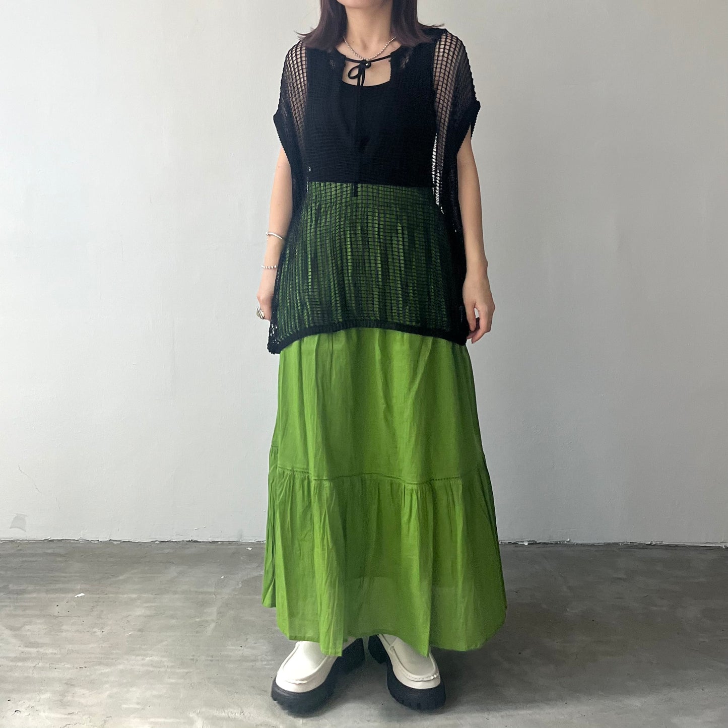 TP178- Shot Knit Top | Black