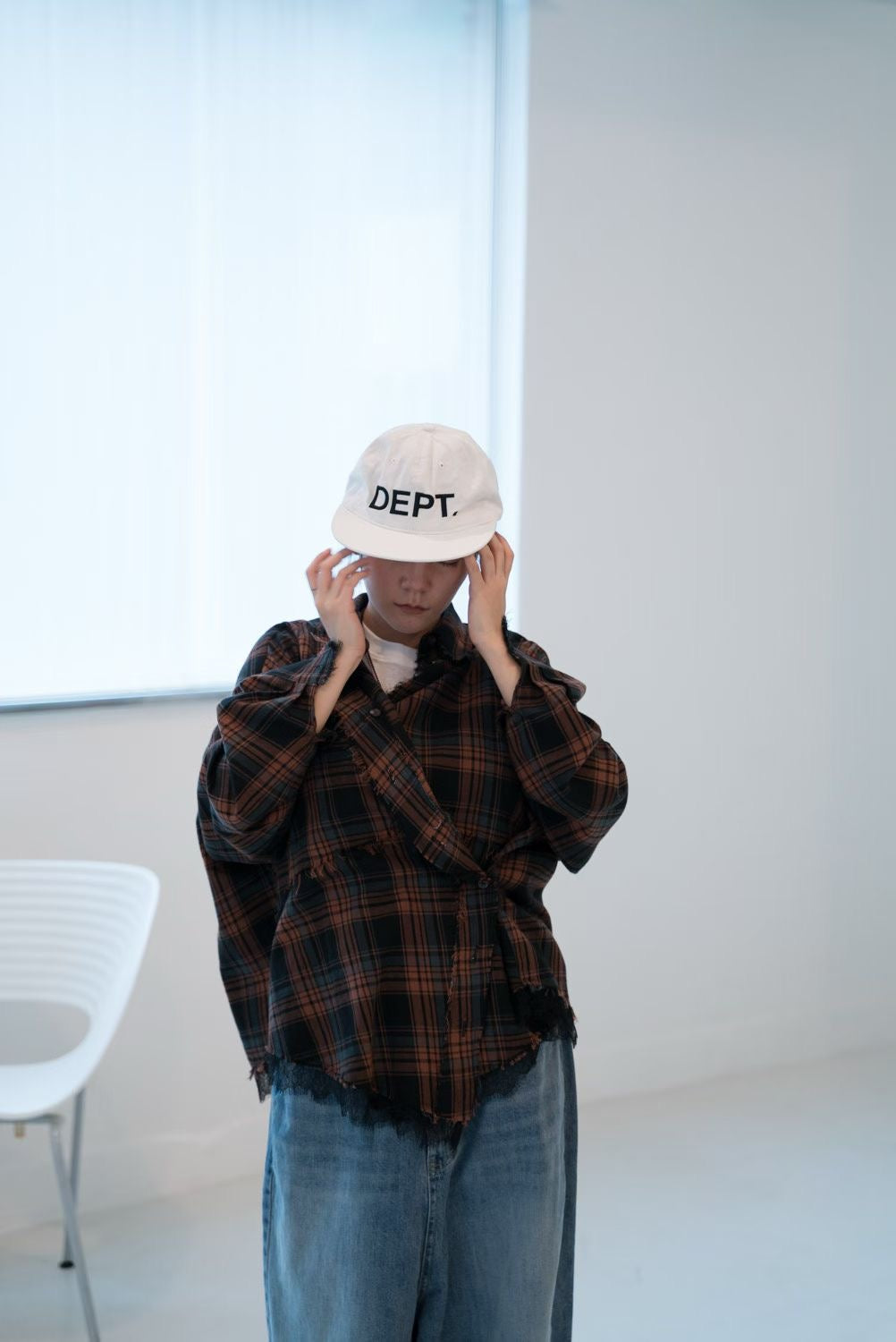 "早鳥優惠" TP650- 超美多變格仔 | Navy | Brown