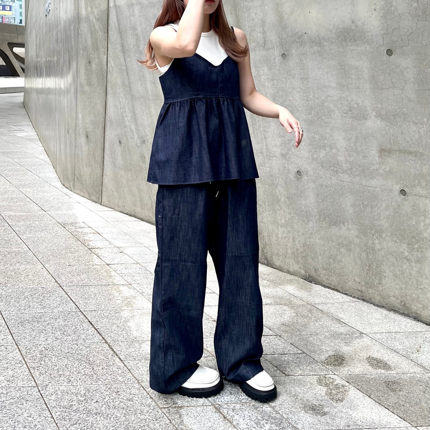 TP139- Denim Camisole Top