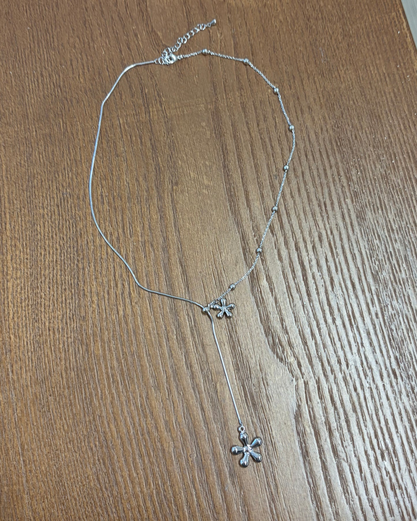 AC288- 花花活動長頸鏈