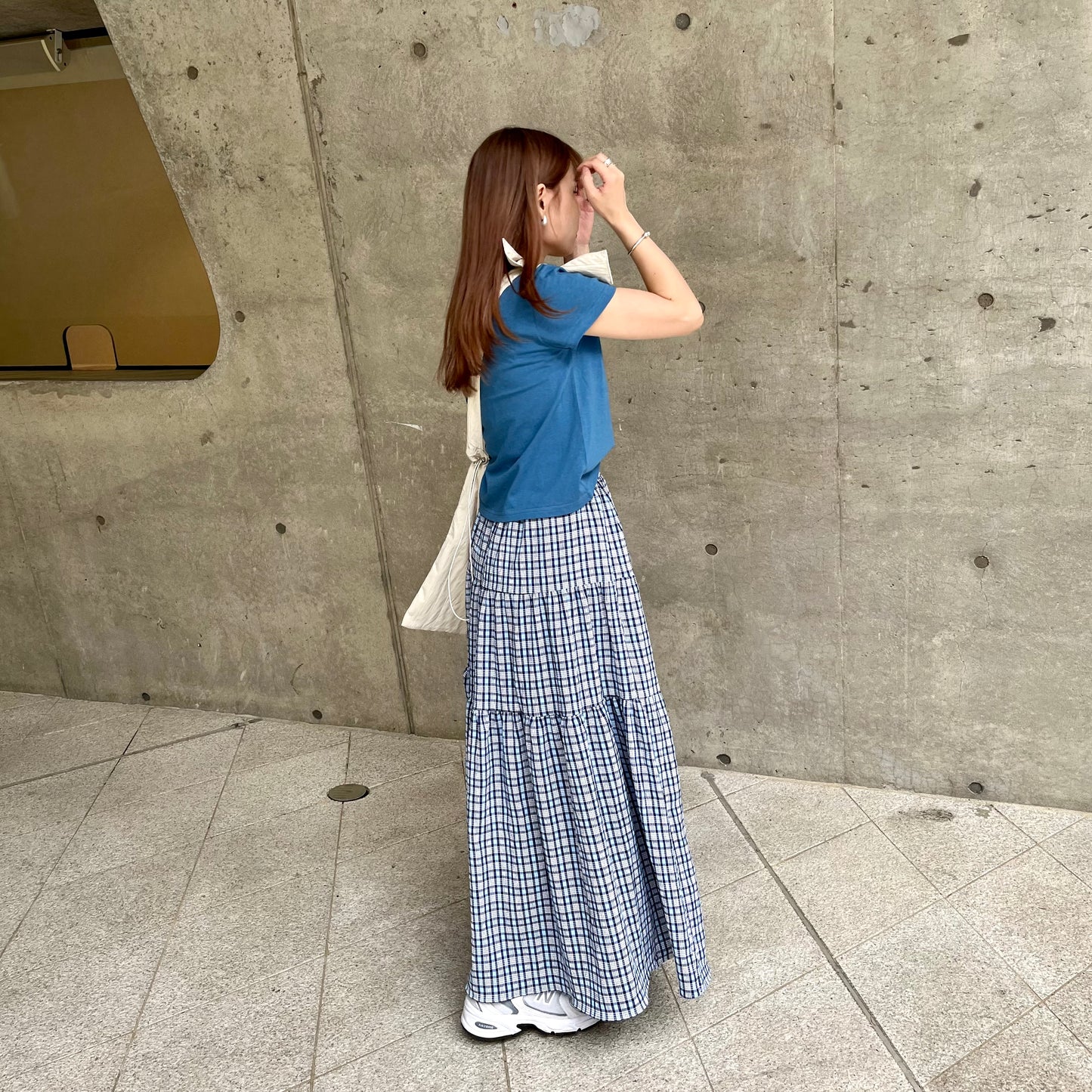 SK29 - Candy Color Checked Skirt | Pink | Blue | Green