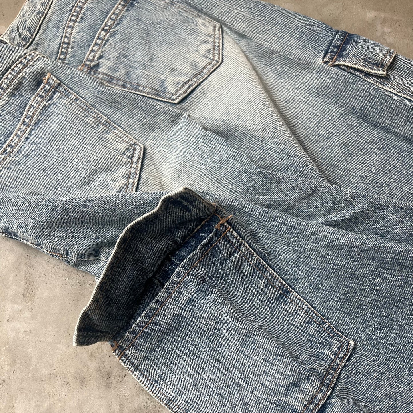 SK28- Worker Denim Skirt