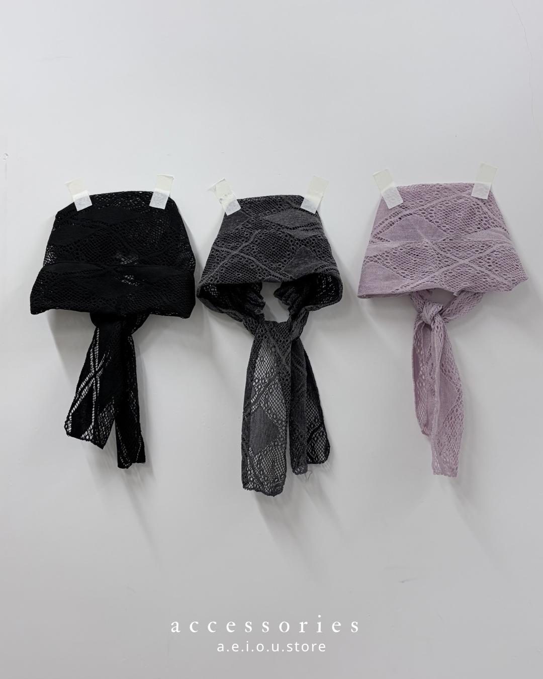 H46- Lace frill turban | 7 Color