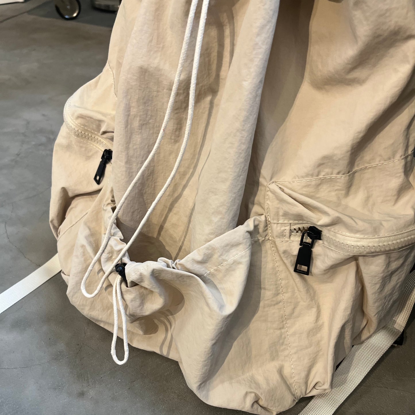 BG17- Drawstring Backpack | Ivory | Pink | Blue | Black