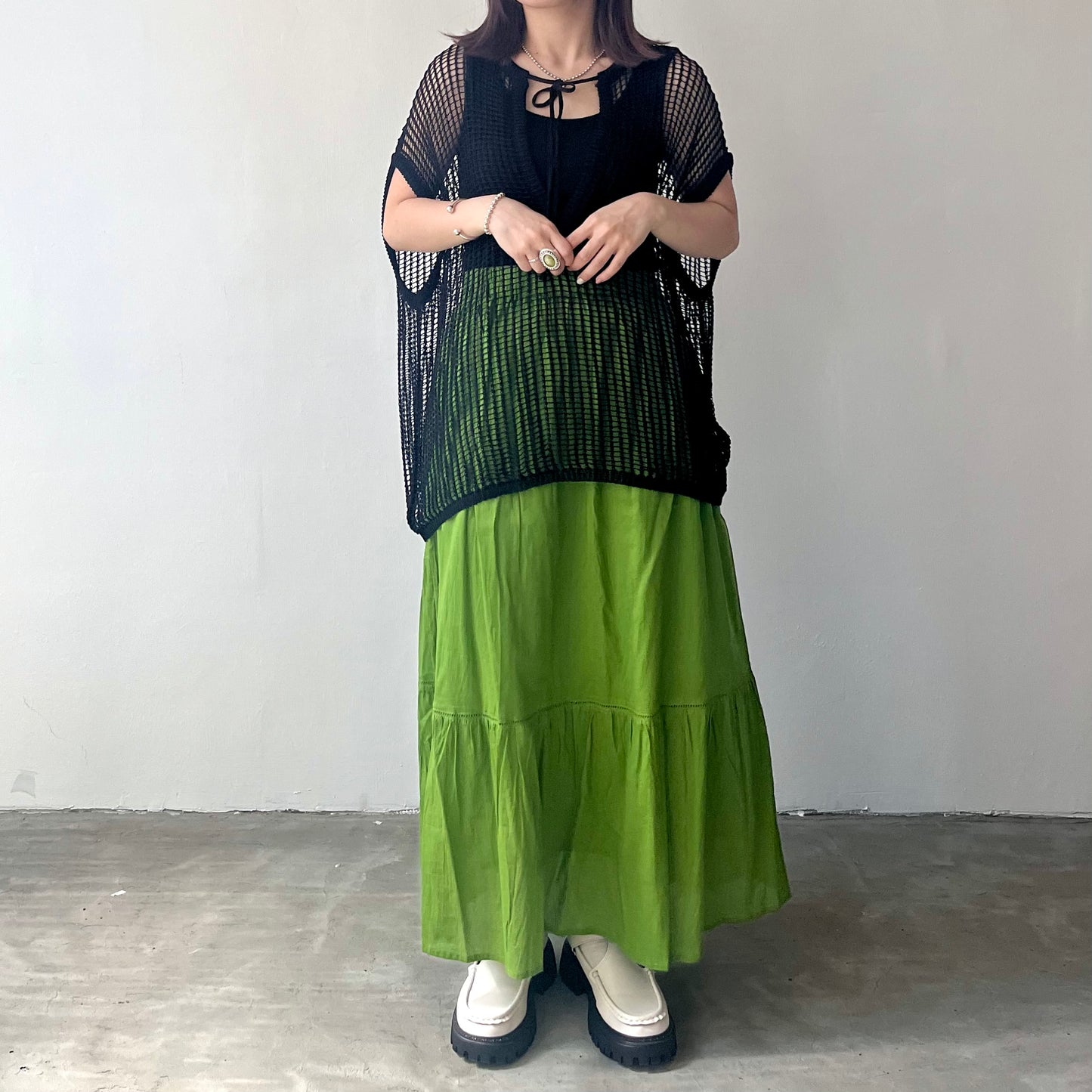 TP178- Shot Knit Top | Black
