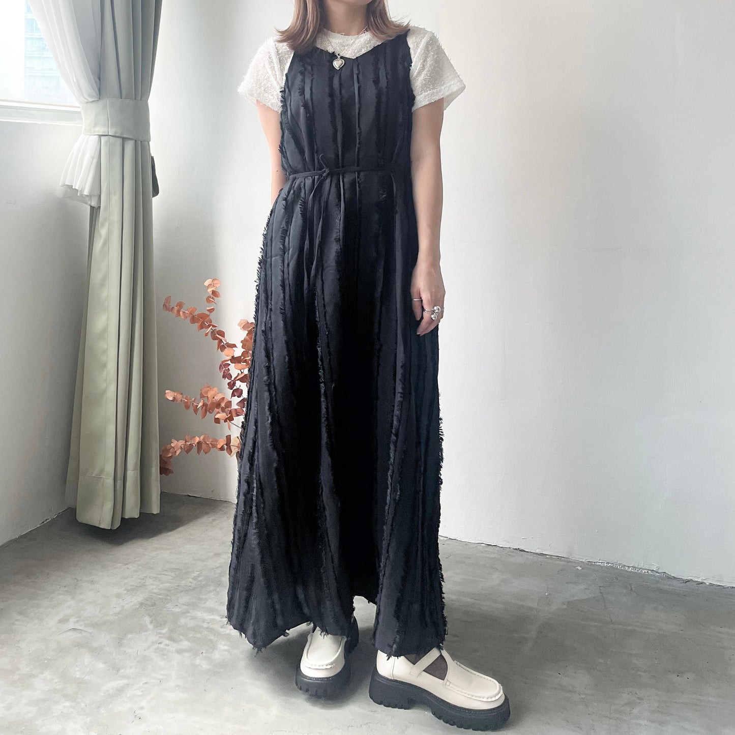 OP41- Soso One Piece Dress | Black