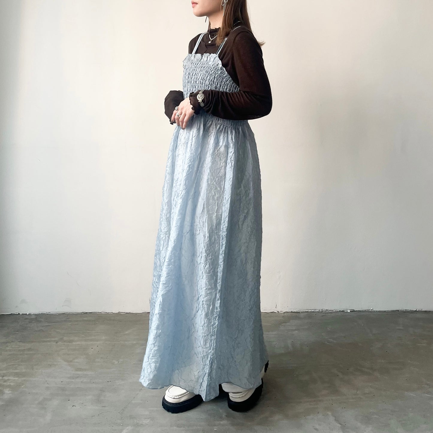OP53- Washer sheer layer One Piece | White | Blue | Green | Black