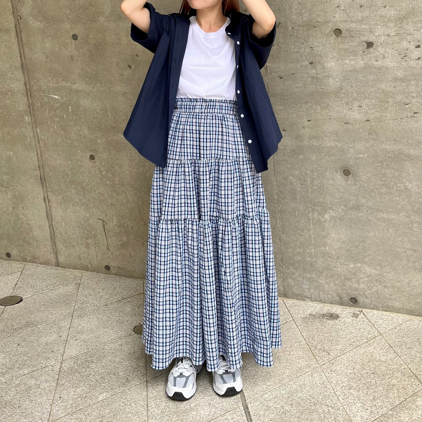 SK29 - Candy Color Checked Skirt | Pink | Blue | Green