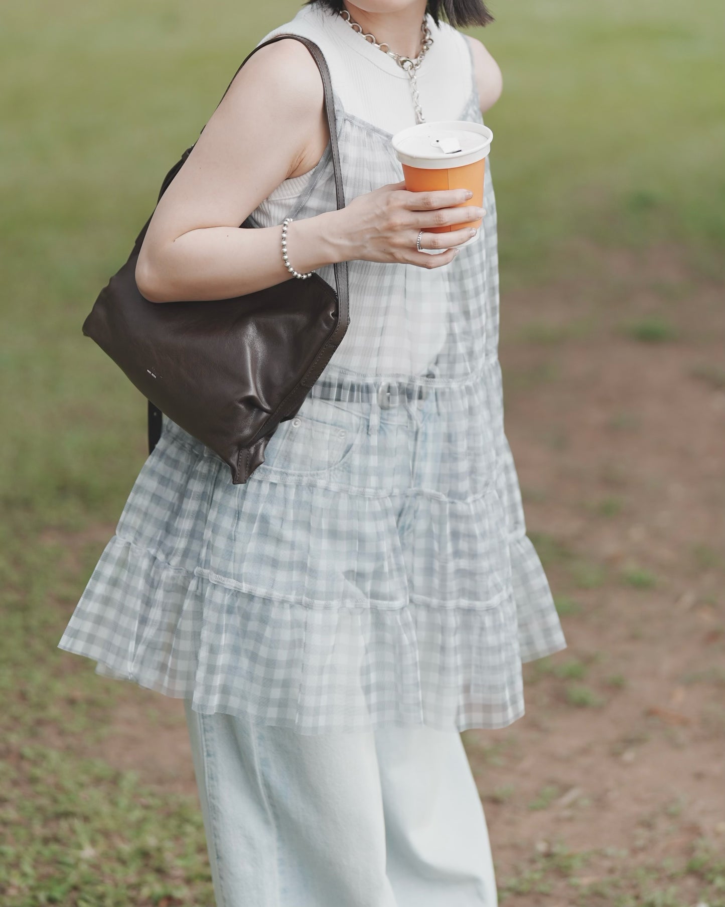 BG42- 2 way hand bag (羊皮)