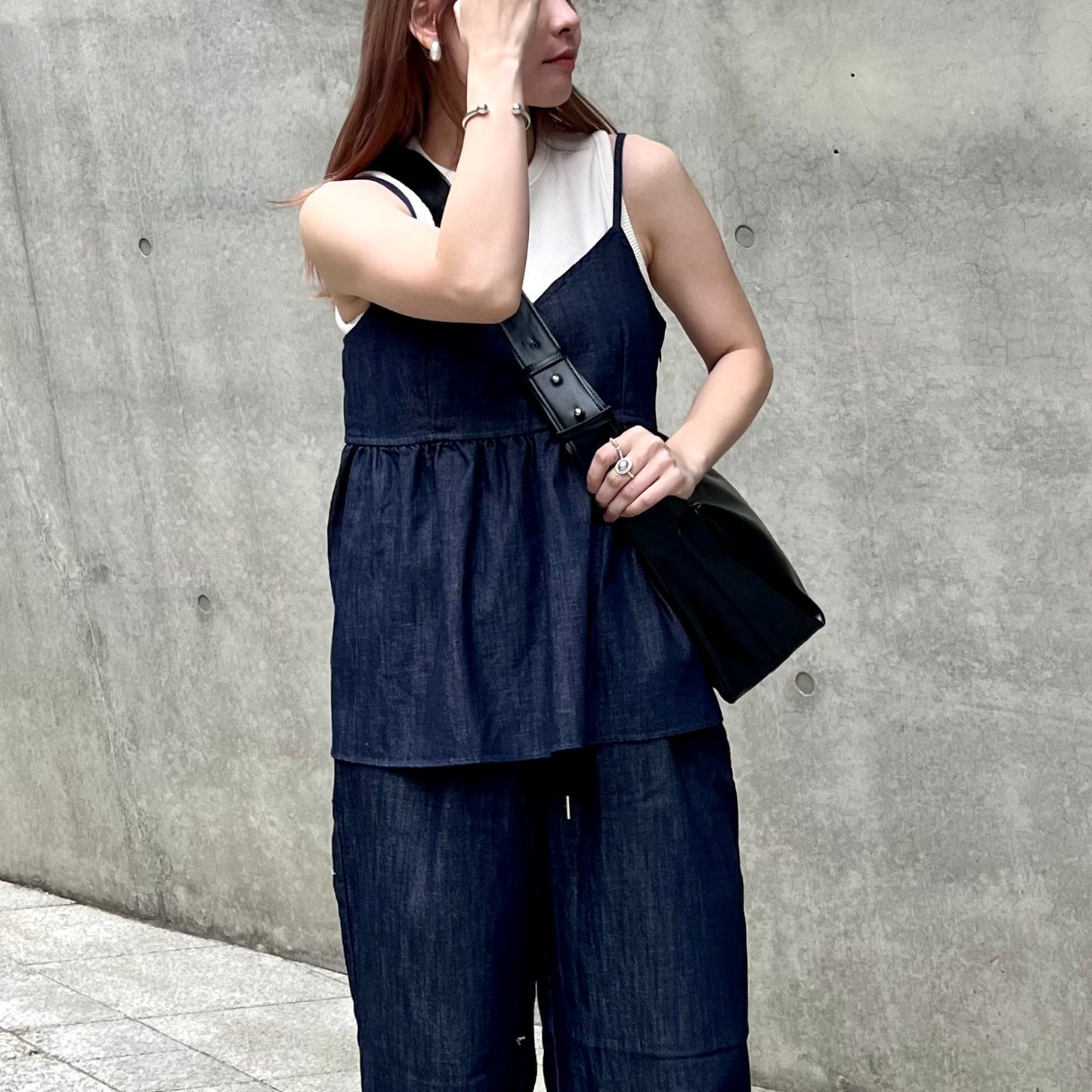 TP139- Denim Camisole Top