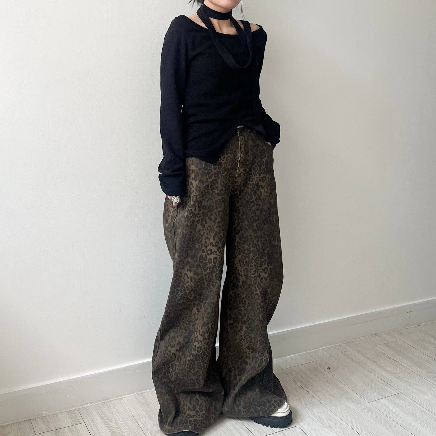 PT71- Leopard Pants | S / M