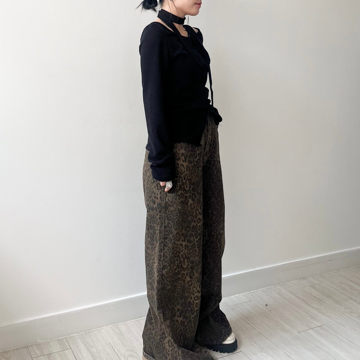 PT71- Leopard Pants | S / M