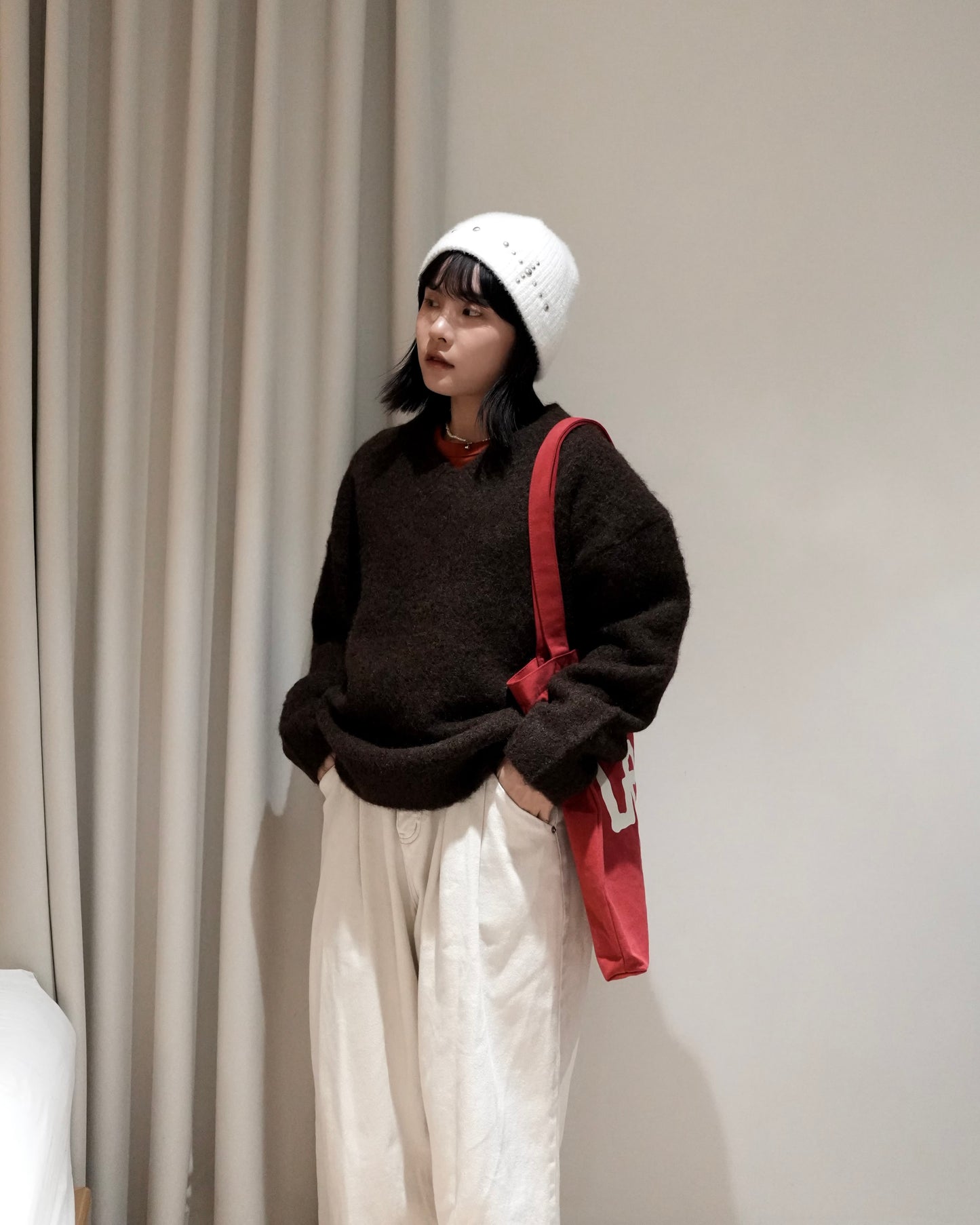 TP703- 挺身淨色Tee | White | Orange Red