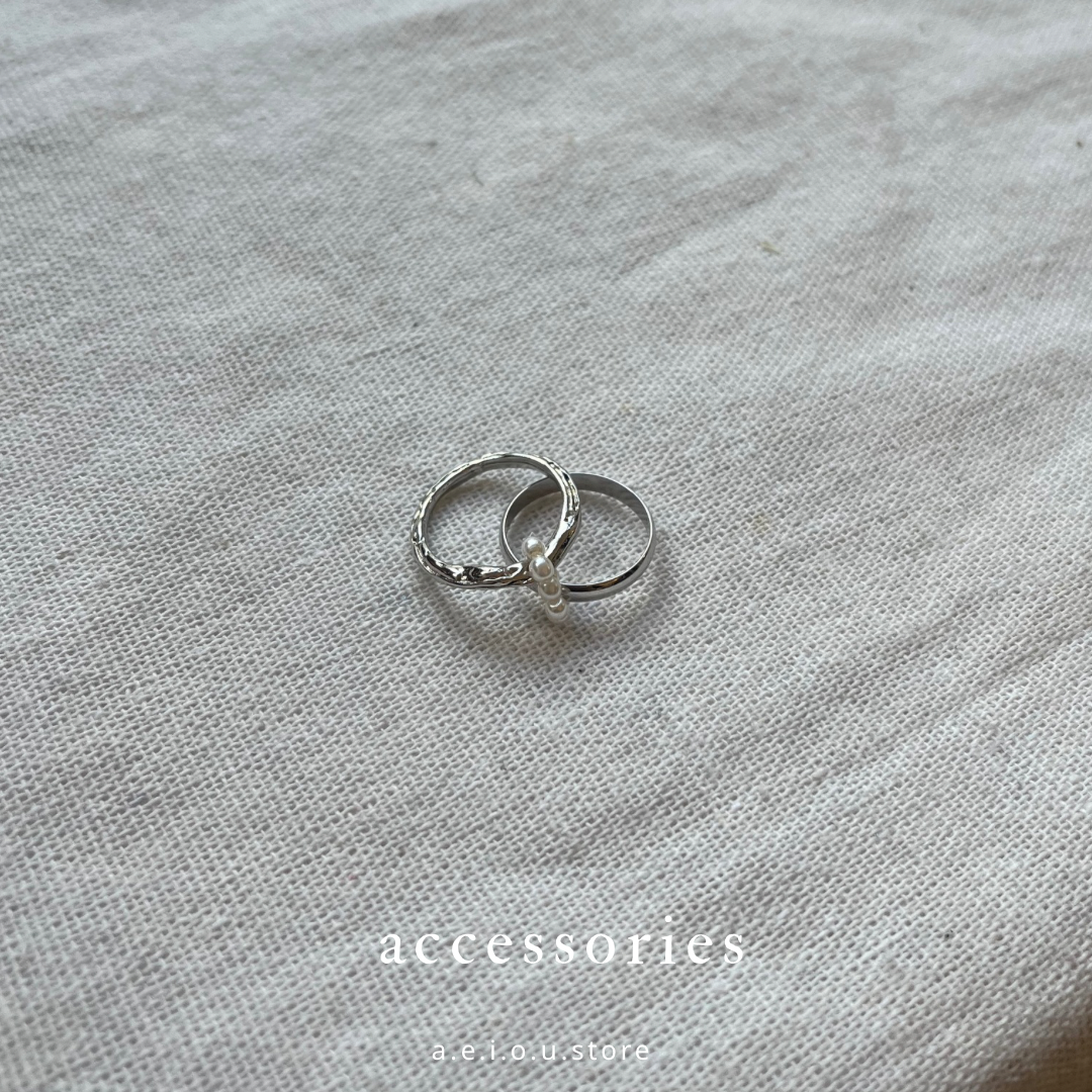 AC169 - Pearl Double Ring