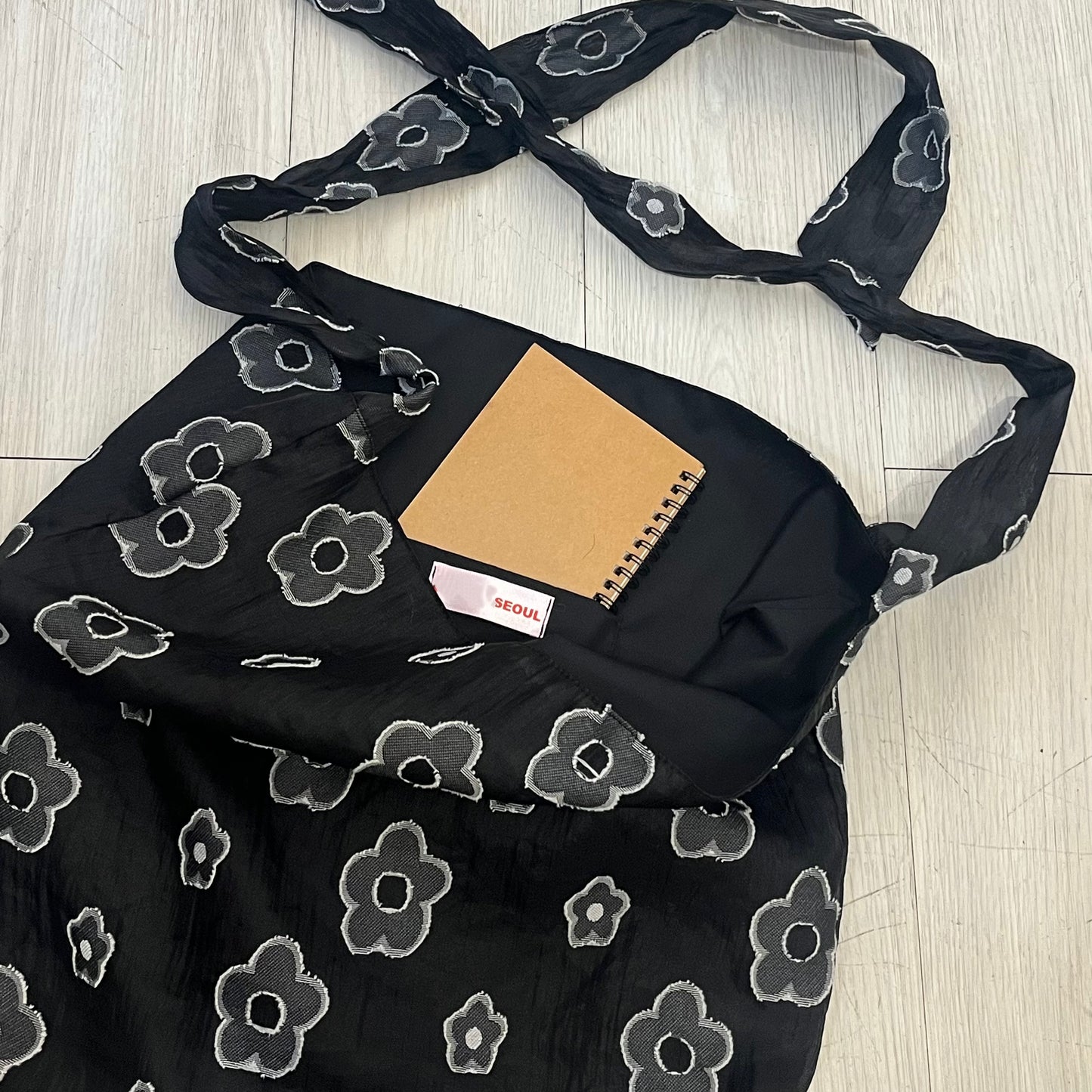 BG44- Fafa Tote Bag | Black