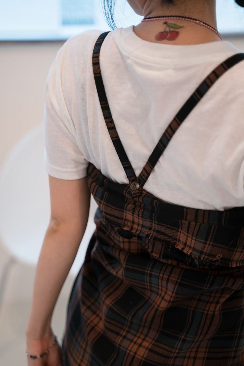 "早鳥優惠" TP650- 超美多變格仔 | Navy | Brown