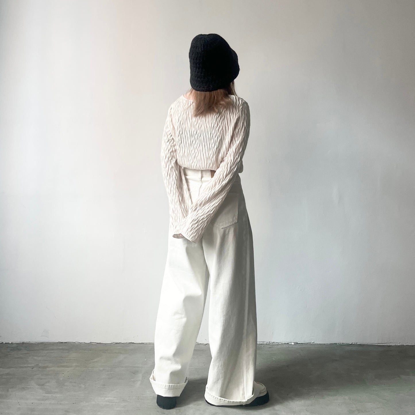TP228- 2 Ways Tree Pattern Top | Ivory | Brown | Charcoal
