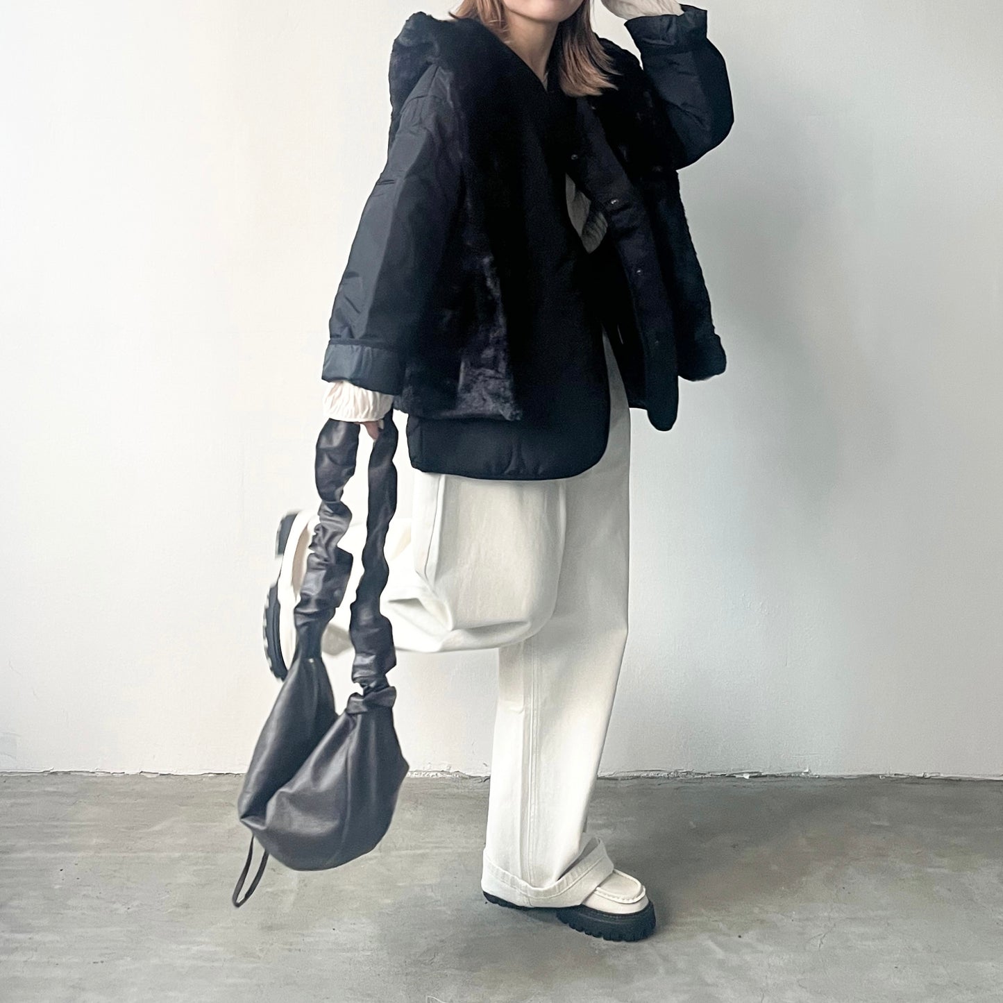 JK07- Coat Set | Ivory | Khaki | Black