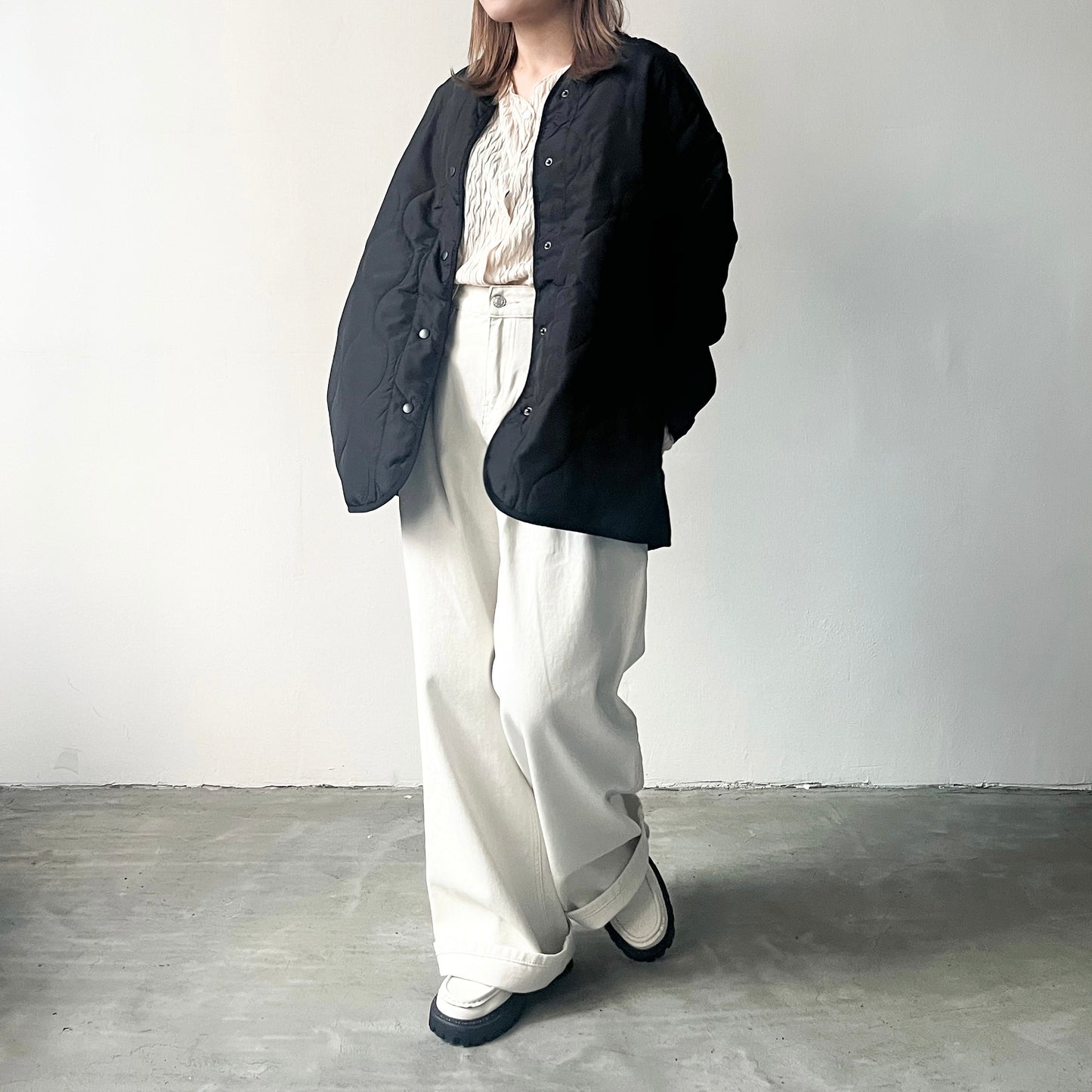 JK07- Coat Set | Ivory | Khaki | Black