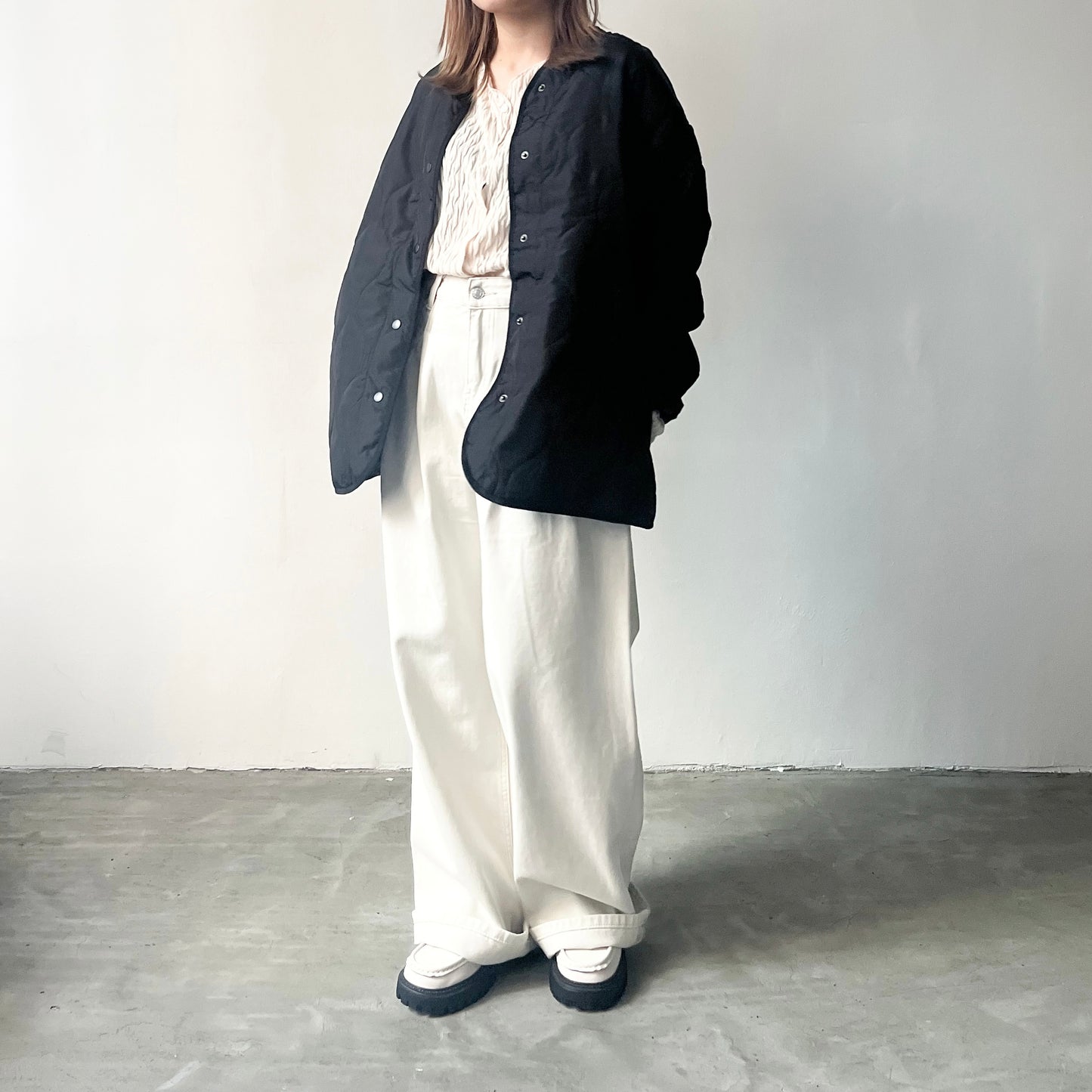 JK07- Coat Set | Ivory | Khaki | Black