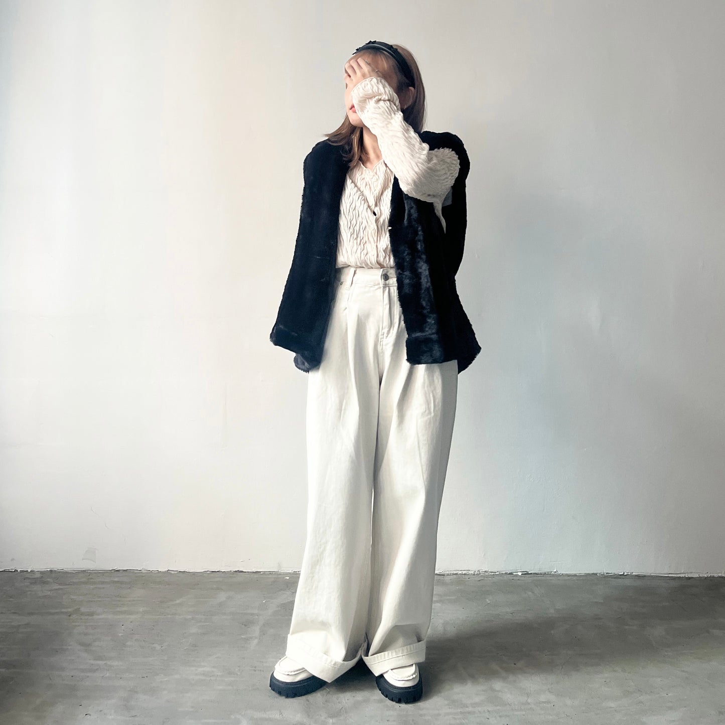 JK07- Coat Set | Ivory | Khaki | Black