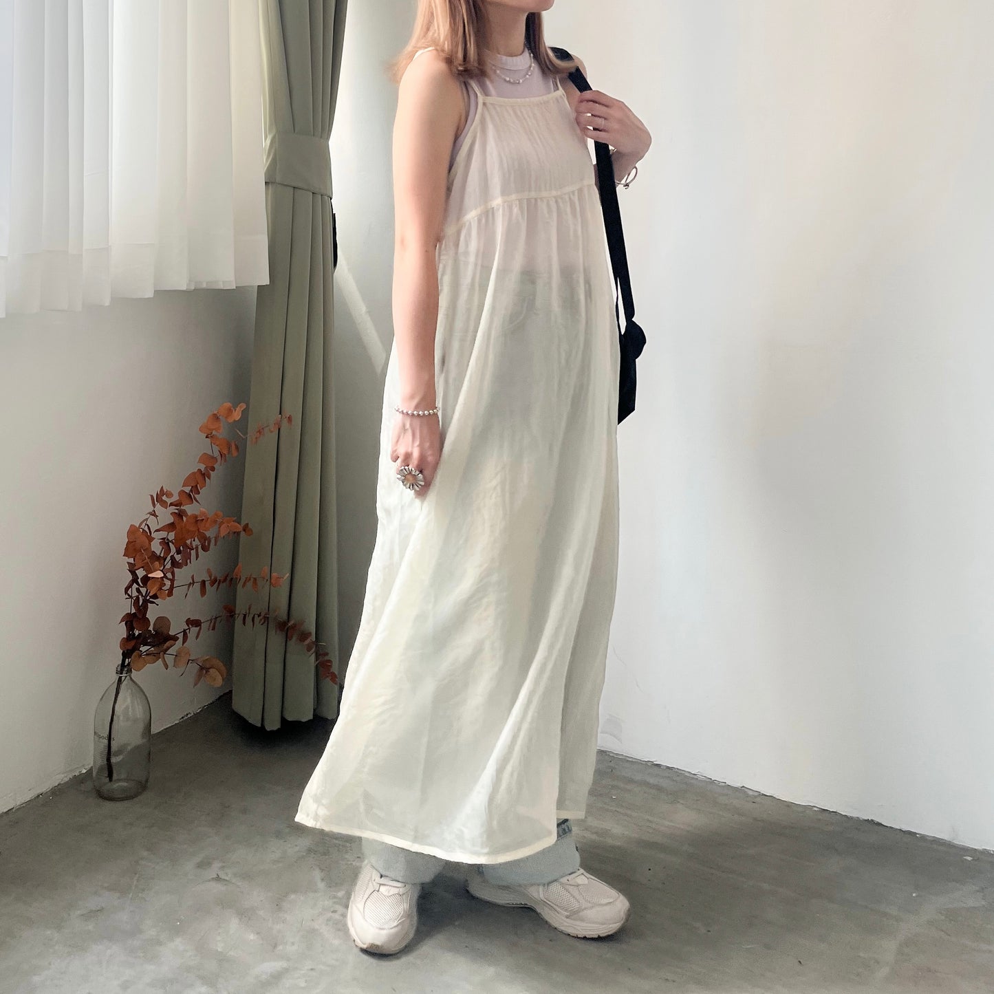 OP45- Back Ribbon Layer | Ivory | Black
